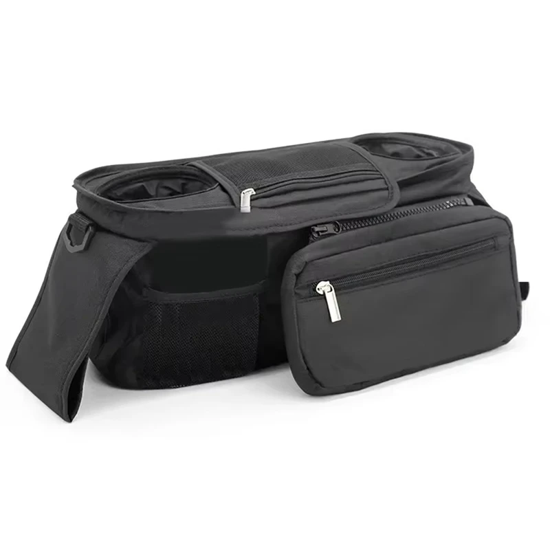 Organisateur voiture bébé rangements compartiments multiples poches zippées clips attachement facile