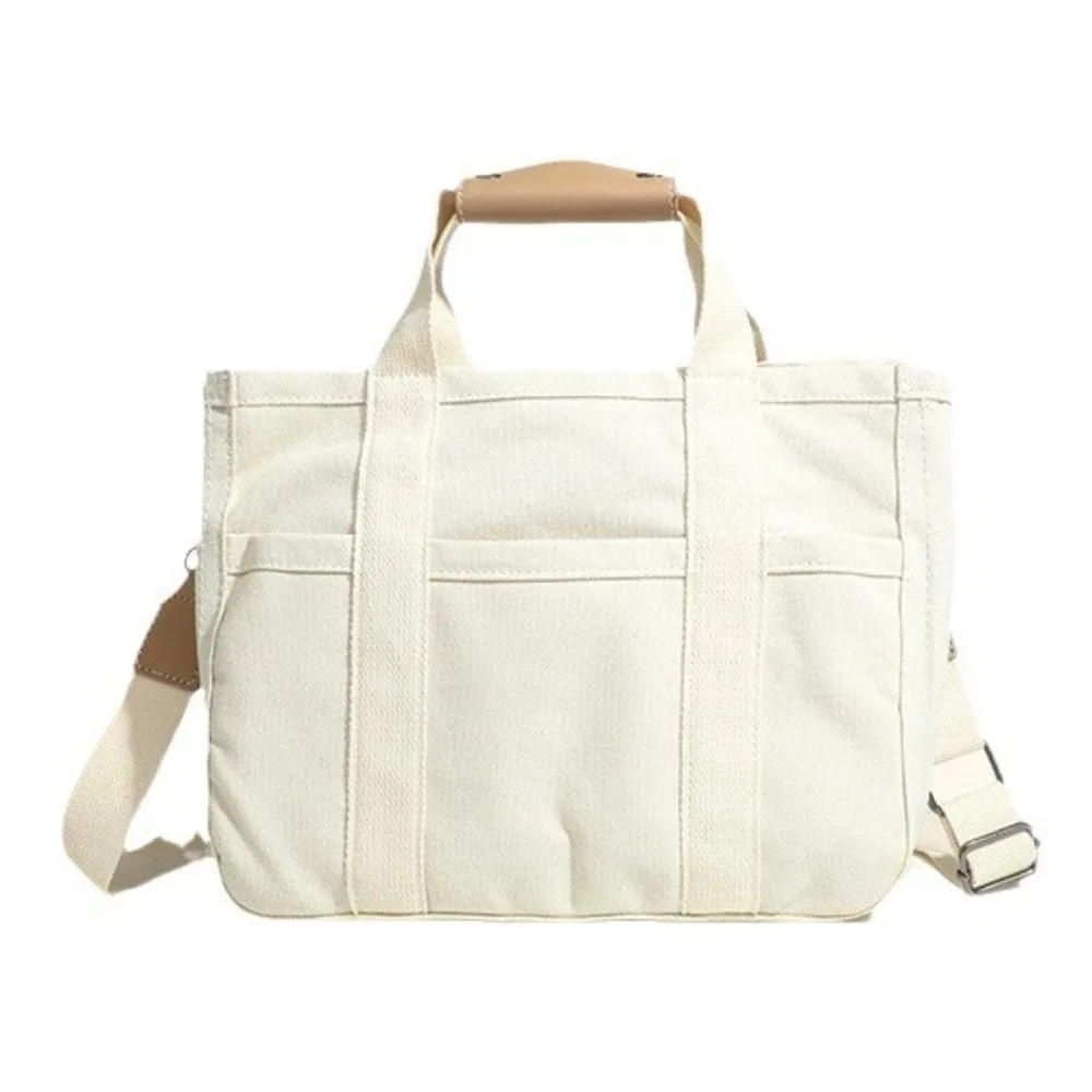 Sac de portage bébé multifonctionnel grandes dimensions toile style moderne couleurs neutres accessoires bébé