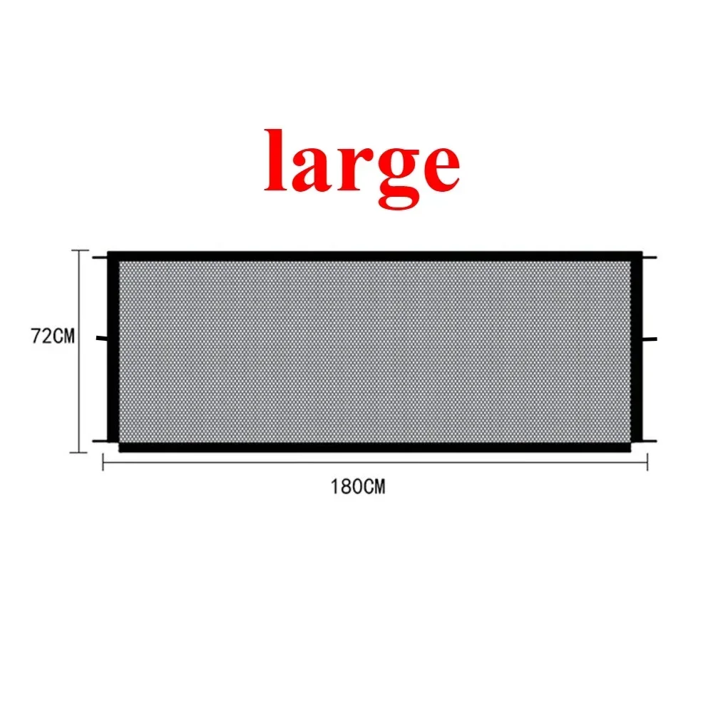 Barrière de sécurité filet pliant maille respirante 180cmx72cm isolation réseau protection intimité usage mult