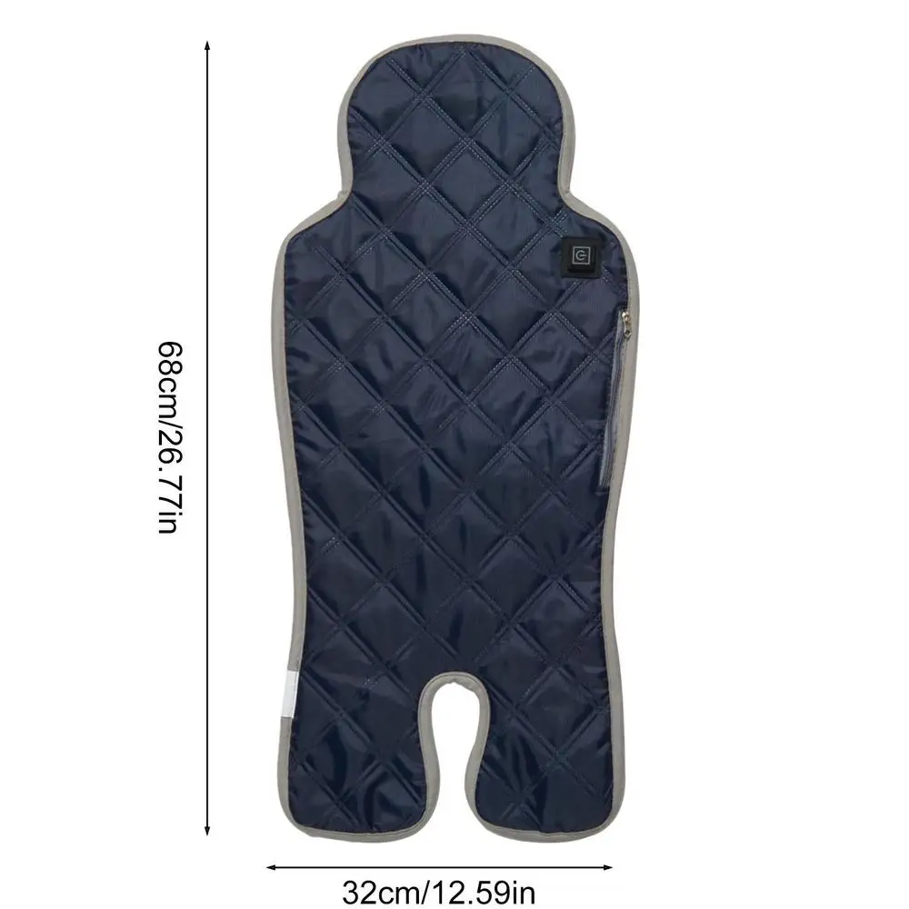 Coussin de siège voiture bébé universel sécurité confort matelassage losange polyester facile à nettoyer hiver