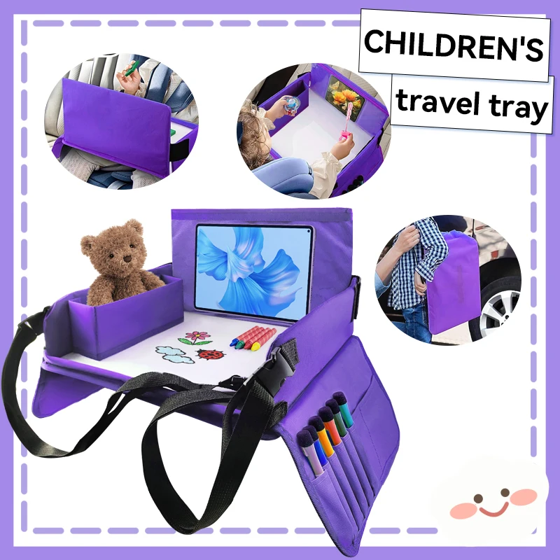Plateau de siège voiture bébé multifonctionnel table jeu support