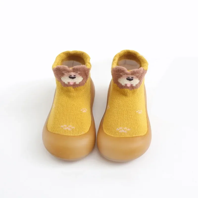 Chaussures bébé chaussettes antidérapant dessin animé Animal renard chaussures infantile filles premiers march