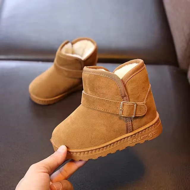 Bottes de neige enfants style casual cuir premium antidérapantes unisex 13 ans confort hiver design moderne an