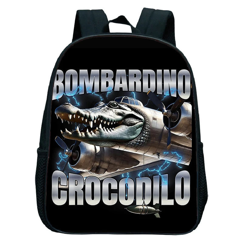 Sac à dos enfant animaux Bookbag crocodile style dessin animé pratique écolière garçons filles maternelle pous
