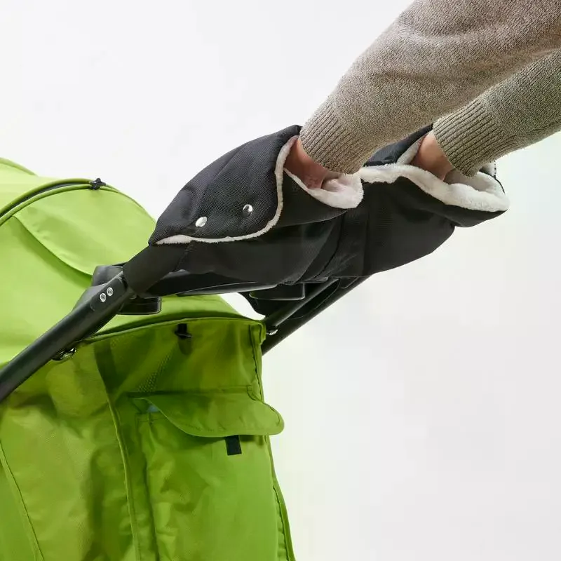 Gants chauds pour poussette bébé accessoires main polaire housse poignée protègemains stroller isolation froid