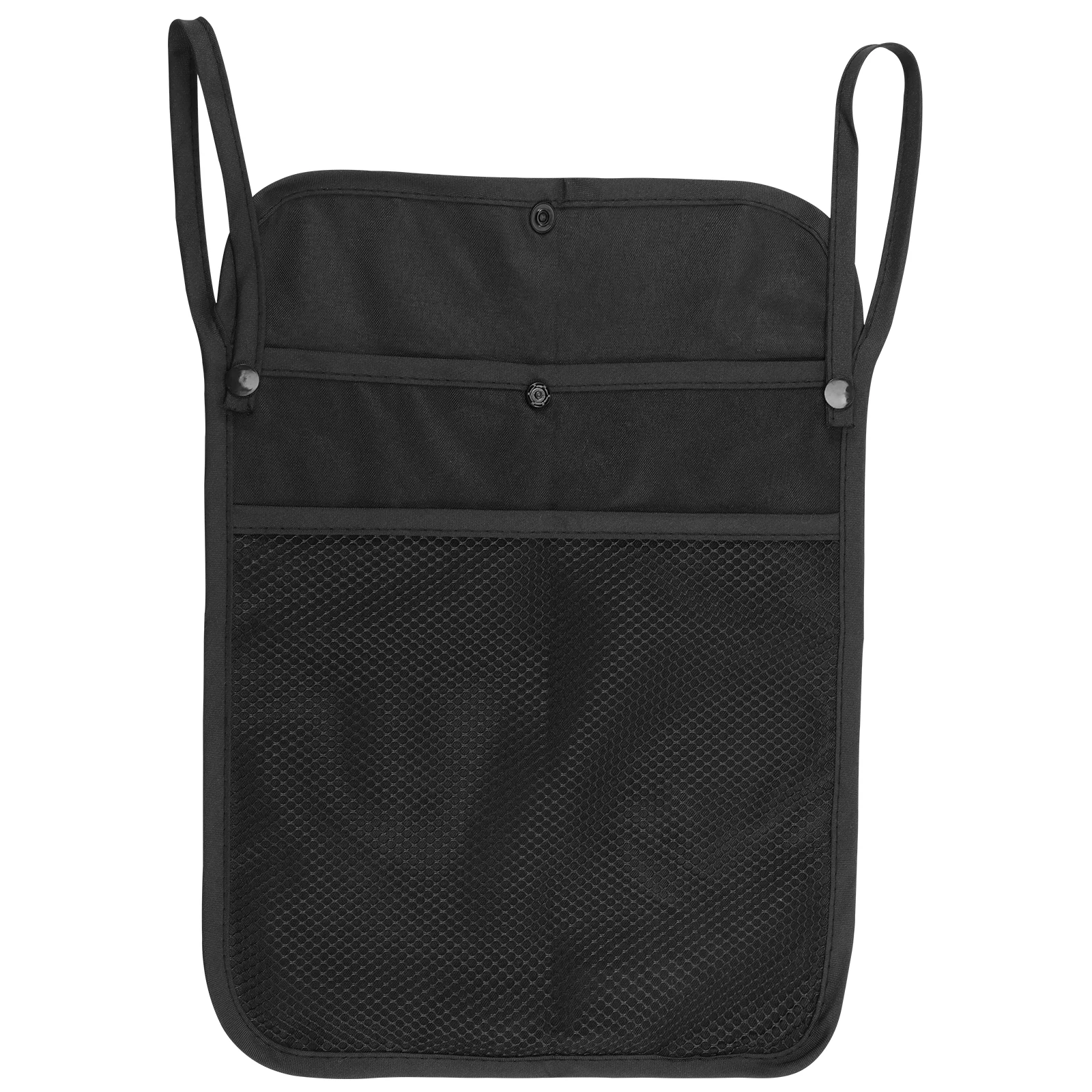 Organisateur suspendu de rangement pour poussette bébé sac double poche en maille noir accessoire voiture et s