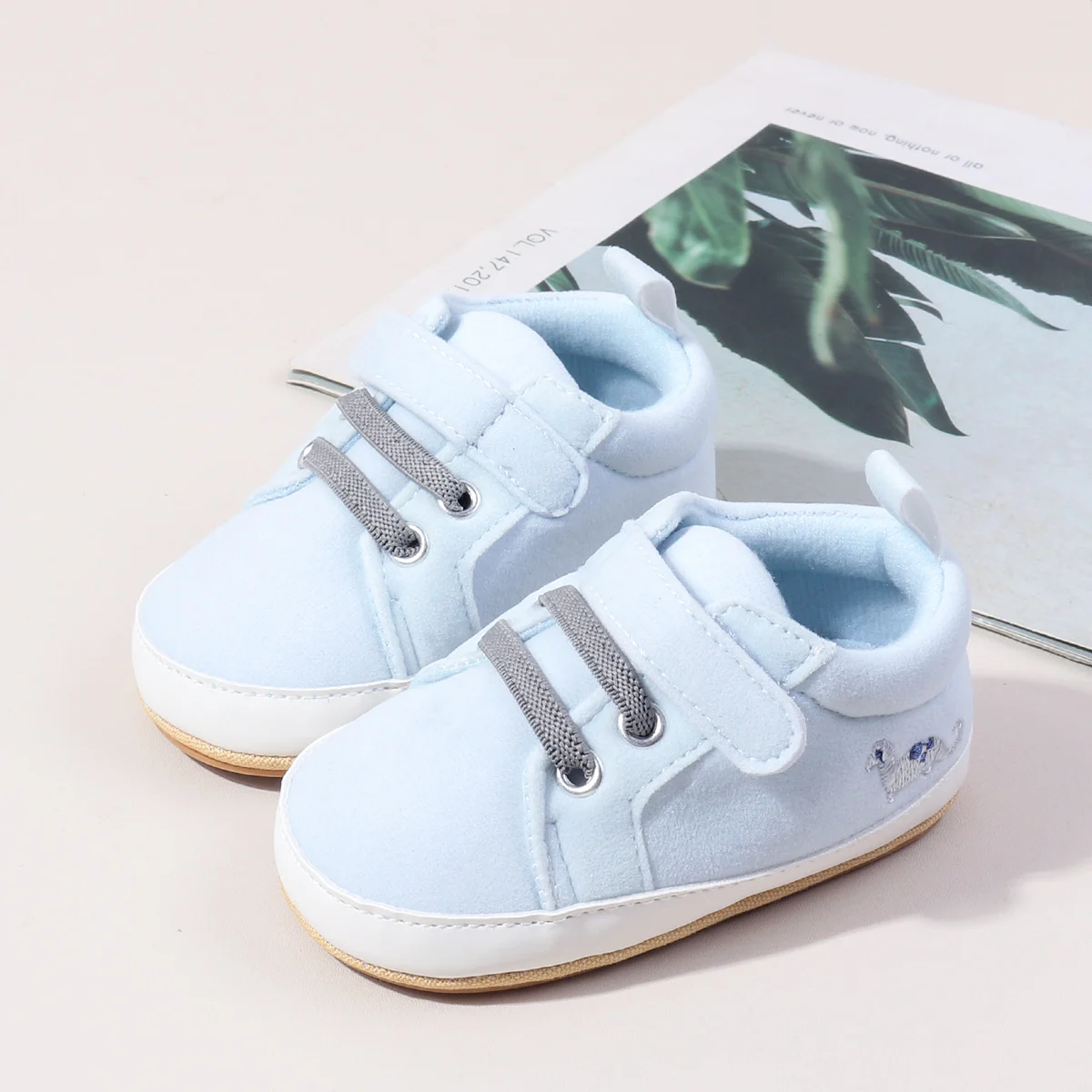 Chaussures bébé nouveauné fille garçon première marche antidérapant TPR semelles décontractées en plein air un
