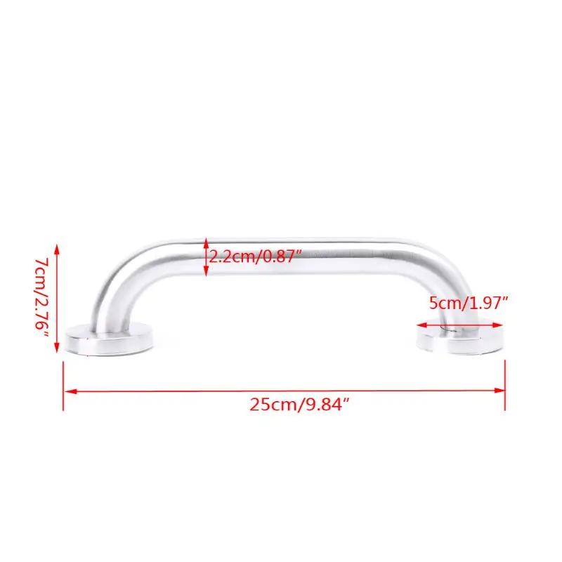 Barre d'appui salle de bain bébé acier inoxydable 25cm support sécurité