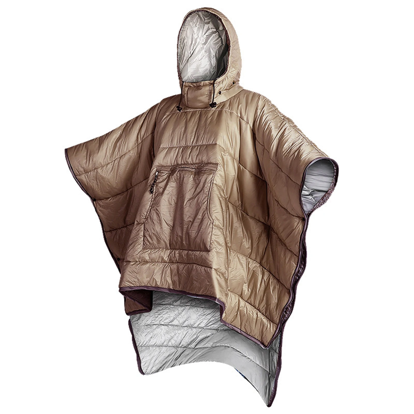 Poncho camping extérieur isolation thermique protection intempéries style outdoor hiver confort randonnée fest
