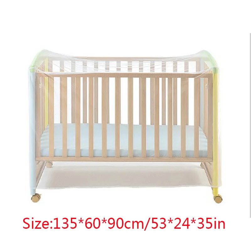 Berceau bébé en bois naturel avec filet de protection et matelas doux lit de bébé portable avec roulettes doré