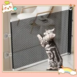 Porte pour animaux de compagnie PVC installation facile cadeau maman accessoires pour pont escaliers porche clôture rétractable intérieur et extérieur