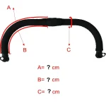 Housses PareChocs en Cuir pour Poussette Protection Accoudoir Inglesina Quid 2 Confort bébé Accessoires Landau Personnalisé 2PC