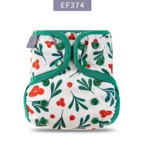 Coucheculotte lavable Elinfant pour nouveauné imperméable réglable écolo durable design floral usage quotidien bébé 06 mois Coucheculotte lavable Elinfant pour nouveauné imperméable réglable écolo durable design floral usage quotidien bébé 06 mois