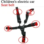 Ceinture de sécurité 5 points pour voiture électrique enfant sécurité essentielle confort et protection optimale idéale pour les 312 ans