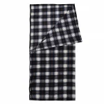 Écharpe à carreaux multicolore douce et versatile accessoire bébé portage style confort hypoallergénique