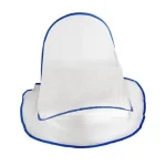 Moustiquaire Ronde Pliable en Polyester Protection AntiInsectes Usage Extérieur Compacte et Étanche