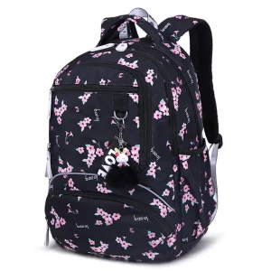 Cartable Étudiant Scolaire Fille Adolescent Sac à Dos École Design Floral Mignon Élégant