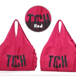 Sac à main diagonale à couches maternité sac fourretout en nylon rose vif design moderne sac de voyage et usage quotidien pour femmes