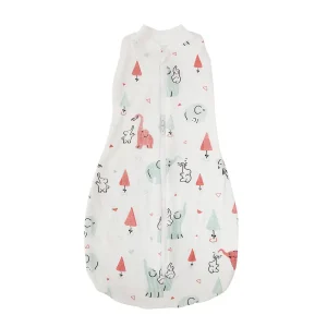 Sac de couchage multifonctionnel bébé 06 mois 100% coton imprimé mignon sac d’emmaillotage climatisation 4 saisons Sac de couchage multifonctionnel bébé 06 mois 100% coton imprimé mignon sac d’emmaillotage climatisation 4 saisons