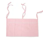 Tablier cuisine polyester rose pâle tablier simple design facile à nettoyer bretelles ajustables tablier minimaliste pour usage domestique ou professionnel