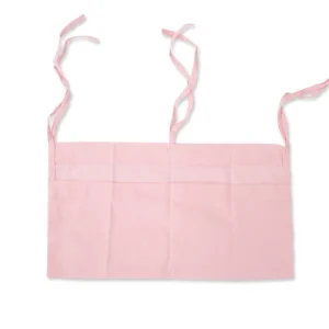 Tablier cuisine polyester rose pâle tablier simple design facile à nettoyer bretelles ajustables tablier minimaliste pour usage domestique ou professionnel