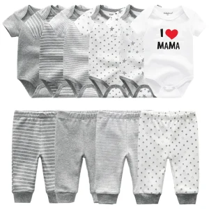Ensemble vêtements bébé nouveauné 11 pièces Kiddercool coton pur bodys et pantalons style moderne idéal pour quotidien et cadeau Ensemble vêtements bébé nouveauné 11 pièces Kiddercool coton pur bodys et pantalons style moderne idéal pour quotidien et cadeau