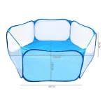 Tente de jeu polyester enfants playpen 36 ans piscine jardin pliableปลอด안_bleu