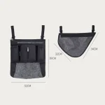 Sunveno Organisateur voiture rangements bébé sac de rangement poussette accessoires de poussette sac de transport maternité polyester durable 7 poches isolantes