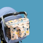 Sac à couches poussette bébé rangement landau poche allaitement compartiments multiples design animal imperméable portable organisation pratique
