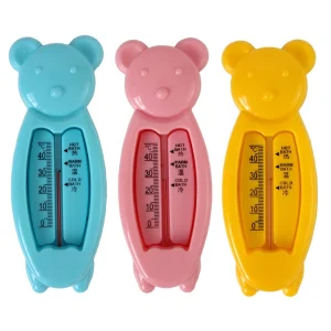 Thermomètre de bain flottant ours mignon jouet de bain baignoire et piscine température pour bébé sécurité et confort