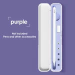 Étui de rangement portable pour stylo numérique Apple compatible i Pad tablette housse de protection antiperte style épuré matériaux de qualité