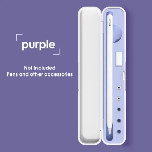 Étui de rangement portable pour stylo numérique Apple compatible i Pad tablette housse de protection antiperte style épuré matériaux de qualité