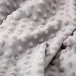 Drap de lit doux et chaud pour bébé ensemble literie hiver nouveauné couverture en polyester matelas à bulles style gris moderne