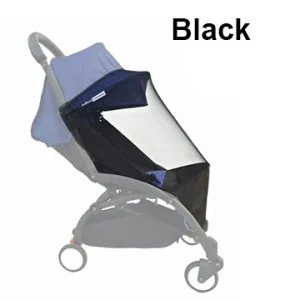 Moustiquaire poussette Babyzen Yoyo 2 paresoleil pluie filet polyester noir design moderne protège bébé extérieur Moustiquaire poussette Babyzen Yoyo 2 paresoleil pluie filet polyester noir design moderne protège bébé extérieur