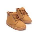 Nouveaux enfants chaussures classiques chaussons pour enfants garçons filles chaussures semelle en caoutchouc antidérapante kaki bébé chaussures haute Gang chaussures pour enfants – Khaki