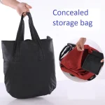 PANGDUBE Chaise haute portable pour bébé pour voyage, siège d&rsquo;alimentation pliable avec plateau, chaise de salle à manger légère pour nourrissons et tout-petits