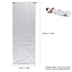 Couverture thermique d&rsquo;urgence sac de couchage étanche et légère équipement survie camping randonnée adultes