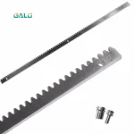 Support automatique acier inoxydable GALO rail denté 1m kit montage pour portail motorisé fixation sécurisée robuste et durable