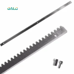 Support automatique acier inoxydable GALO rail denté 1m kit montage pour portail motorisé fixation sécurisée robuste et durable