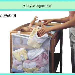 Sac de rangement pour lit de bébé poche à couches ensemble de literie accessoire bon marché  Mesh style A