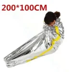 Sac de couchage de survie étanche portable sac de bivouac thermique kit de sauvetage couverture en mylar randonnée et camping usage extérieur adultes 1 pièce Guangdong Chine