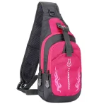 Sac à dos sling Flame Horse pour homme et femme style urbain résistant à l&rsquo;eau confortable compartiments multiples rose vif sportif et élégant