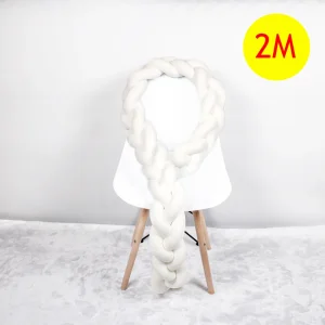 Tasseau de lit bébé tressé parechocs tresse déco lit bébé chambre bébé décoration intérieure moderne style nordique hypoallergénique 2m Tasseau de lit bébé tressé parechocs tresse déco lit bébé chambre bébé décoration intérieure moderne style nordique hypoallergénique 2m