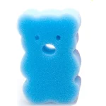 Brosse de bain en forme d&rsquo;ours pour bébé éponge douce et absorbante accessoire de soin pour enfant bain ludique et sécuritaire idéal pour 03 ans