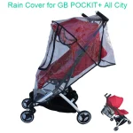Housse de pluie pour poussette GB Pockit et Cybex Libelle imperméable antipoussière coupevent PVC transparent sécurité bébé design moderne usage urbain