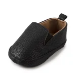 Chaussures bébé filles garçons 012 mois cuir PU antidérapant premiers marcheurs slipon confortable moderne