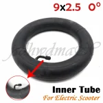 Chambre à air 9×2.50 9×2.50 avec valve coudée 0 degrés pour poussette bébé landau Scooter 9 pouces