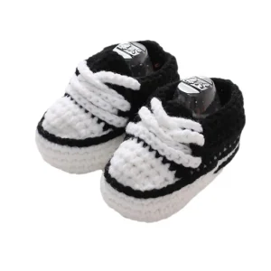 Chaussures tricotées à la main bébé garçon fille baskets souples premiers pas design sportif style unique matériau doux confort maximal usage quotidien