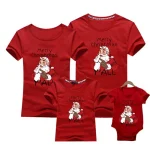 Tshirt bébé Noël Père Noël mignon coton fête famille enfants cadeau