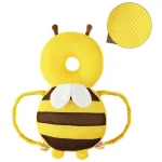 Coussin de protection pour bébé en forme d&rsquo;abeille tête et cou respirant doux 012 mois éveil bébé
